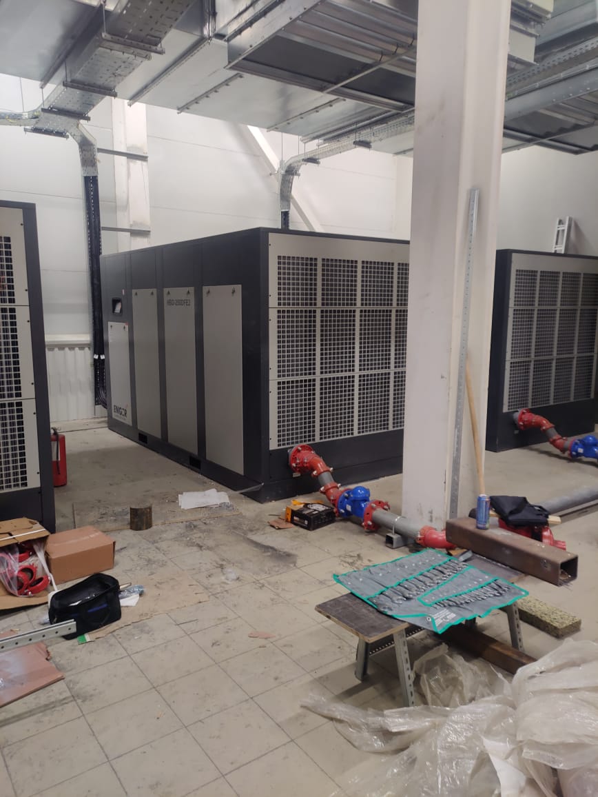 Двухступенчатый винтовой компрессор Enger HBD-250DFE2 10 для ООО "ЭкоЛайн-ВторПласт"