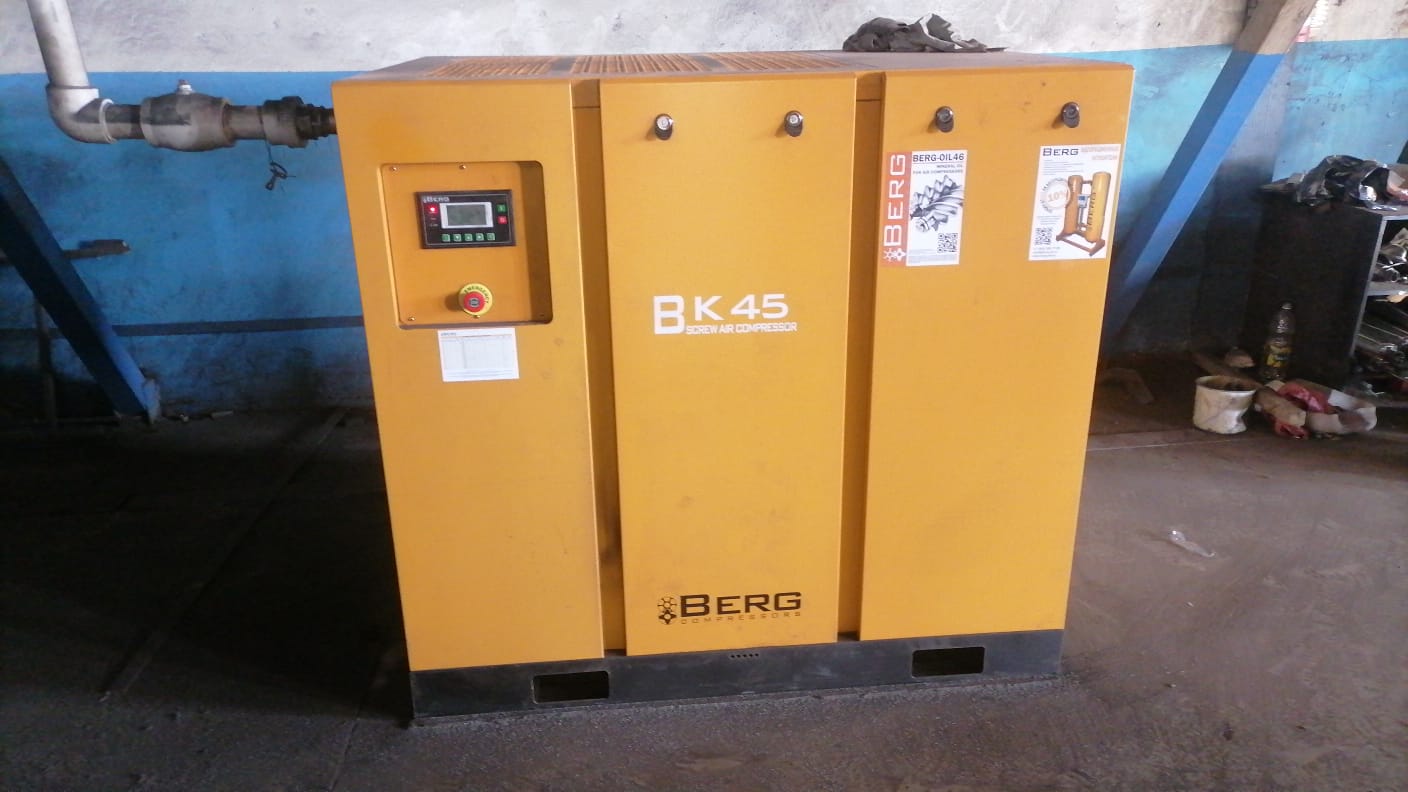 Винтовой компрессор Berg ВК-45 для ООО "Техно-Логика"