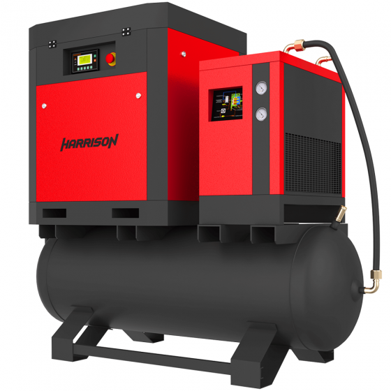Винтовой компрессор с ременным приводом Harrison HRS-942100TD5 - 10 бар (IP54)