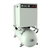 Компрессор спиральный REMEZA КС 10-10-270 Д (с осушителем)