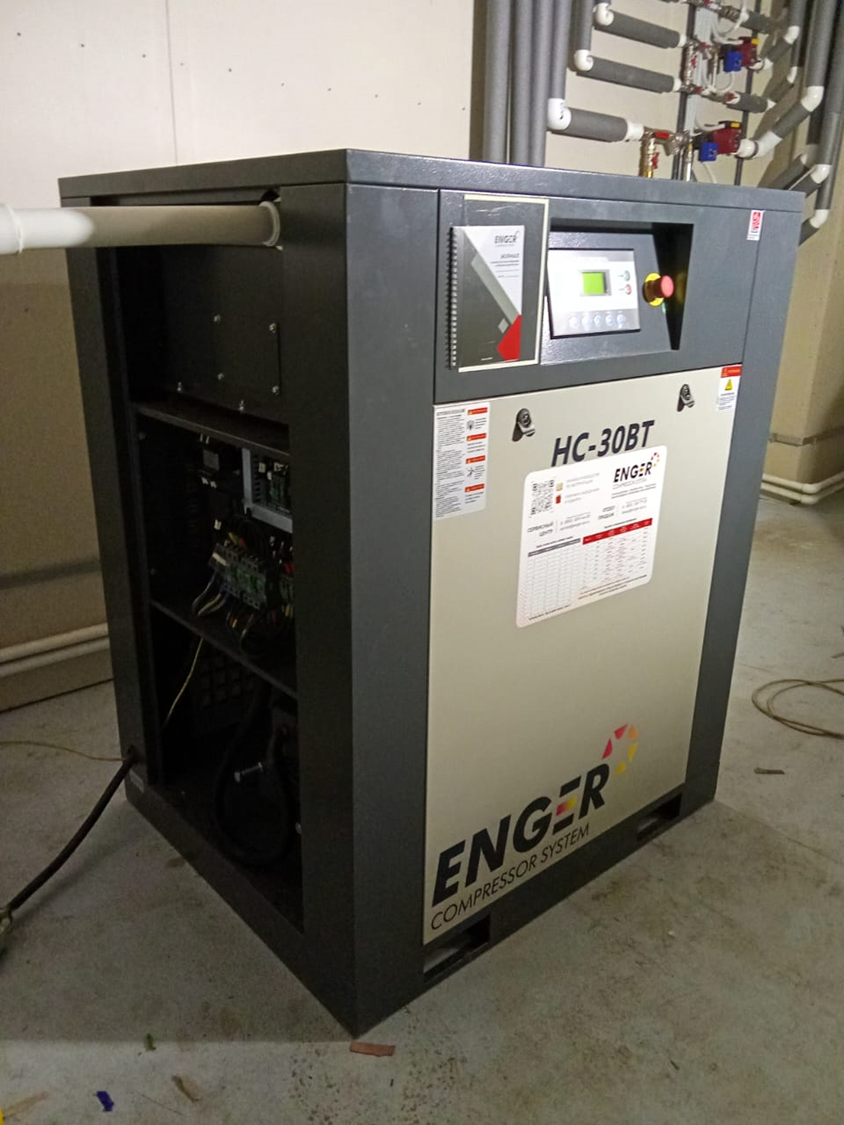 Винтовой компрессор Enger HC-30BT 10 для ООО Саламис